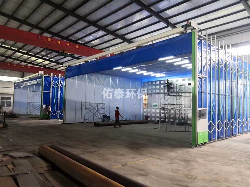 移動伸縮式噴漆房日常使用要注意的問題有哪些?